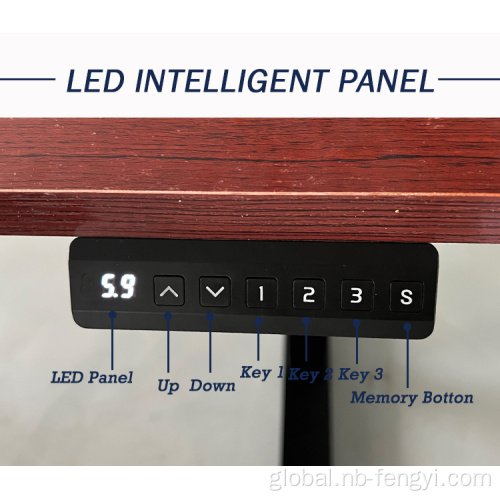 Steel Table Legs Portable Standing Desk Office Height Adjustable Electrical Sit to Standing Desk Factory